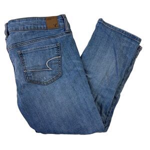 American Eagle Outfitter’s Y2K Distressed Stretch Skinny Jean - Women’s 8